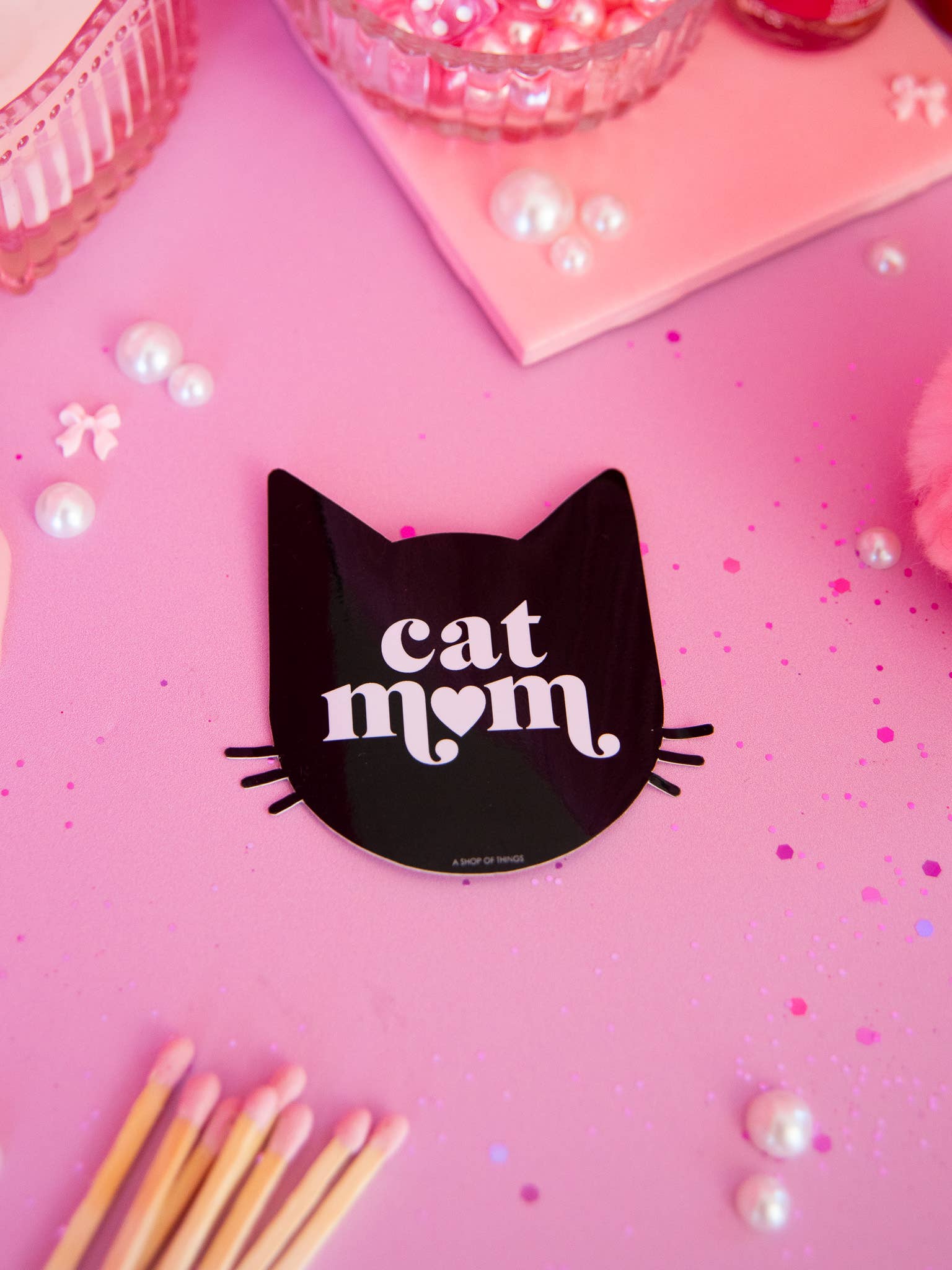 Cat Mom Sticker