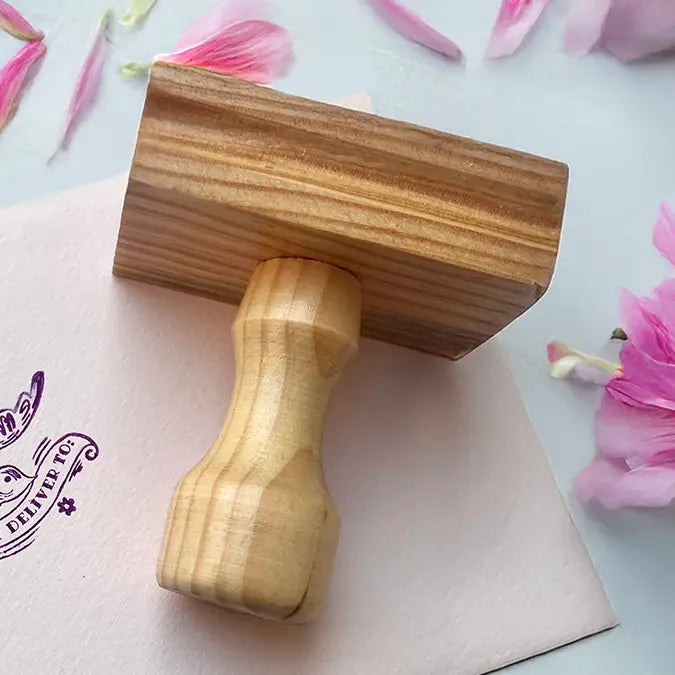 Kindly Deliver Dove Rubber Stamp image 1