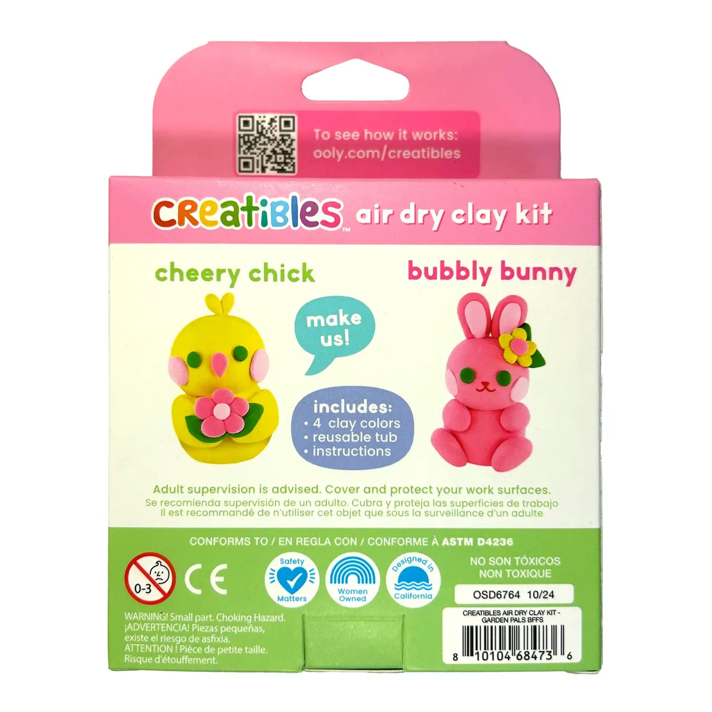 Creatibles: Air Dry Clay BFFs Kit - Garden Pals image 3