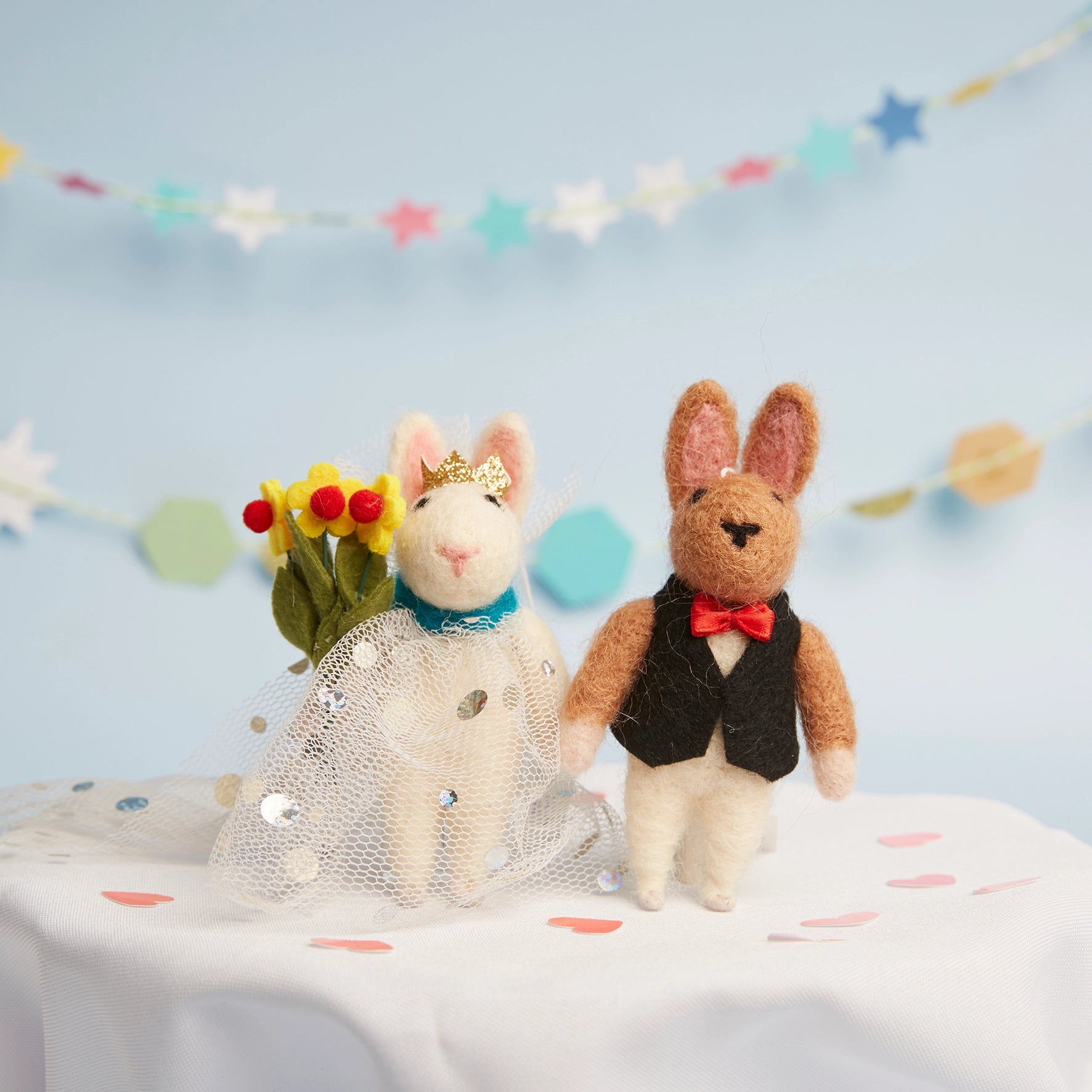 Mouse Wedding Duo Felting Kit image 4