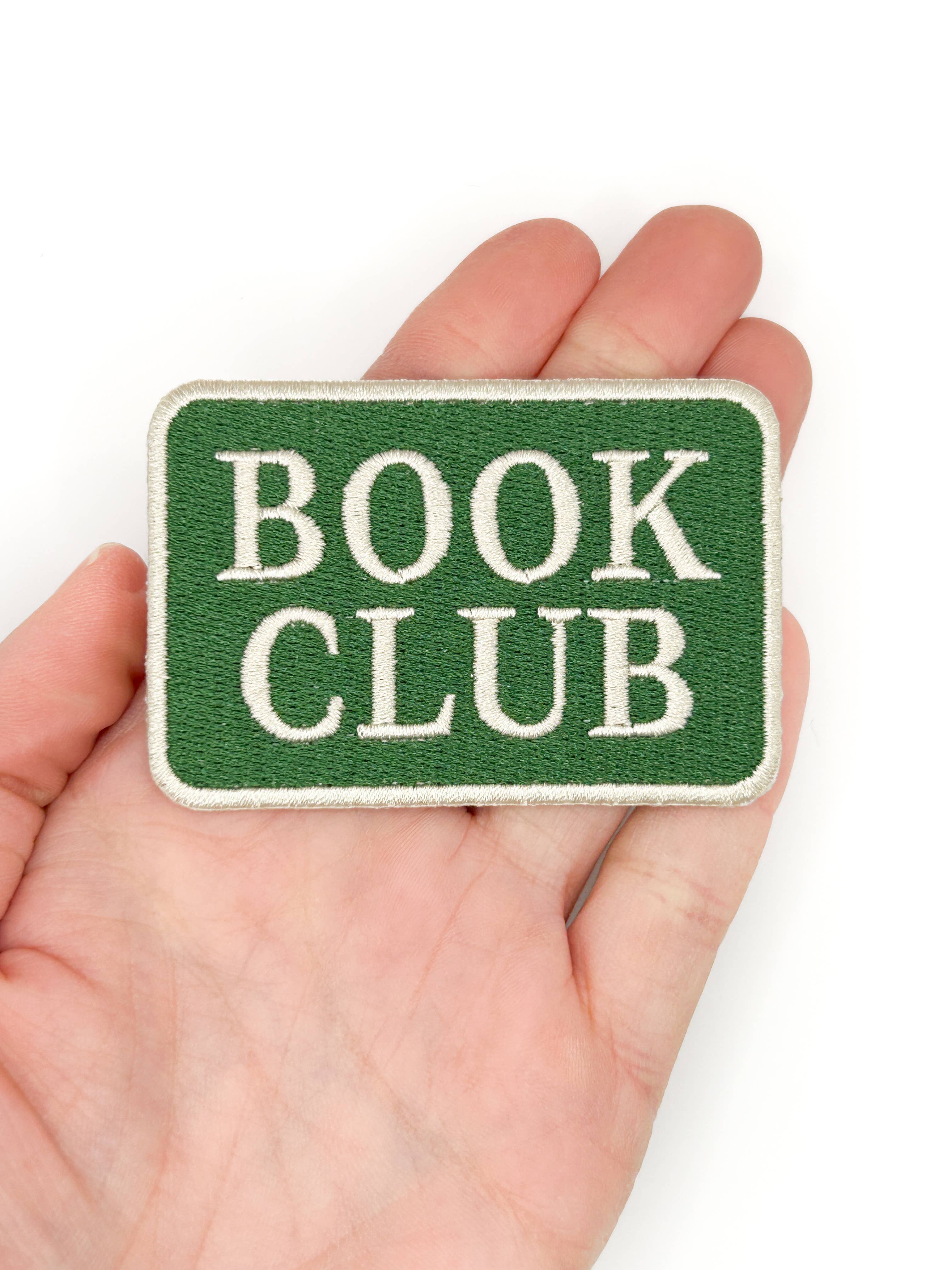 Book Club Patch – Embroidered Iron On Patch for Readers