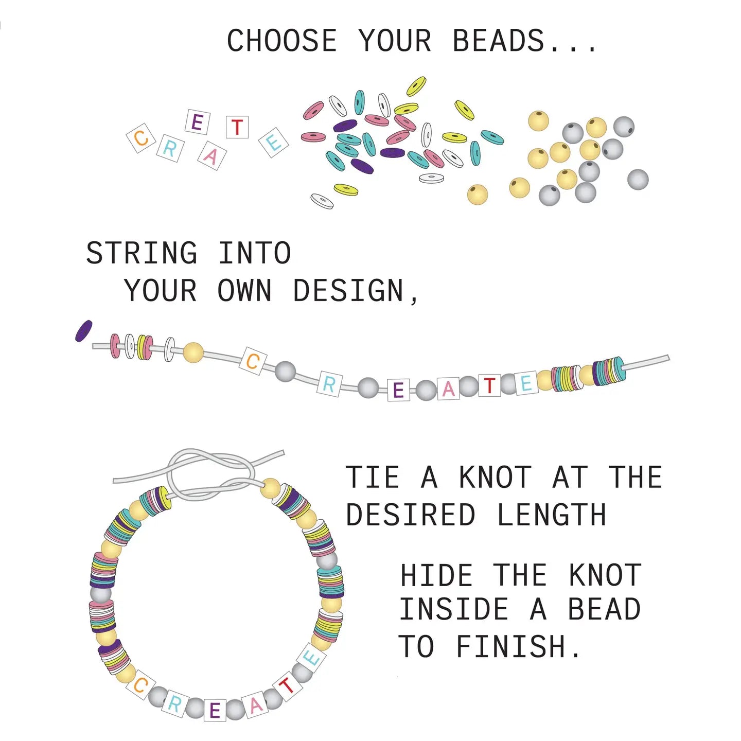 Purple Valentine Heart Box Diy Bead Kit image 2