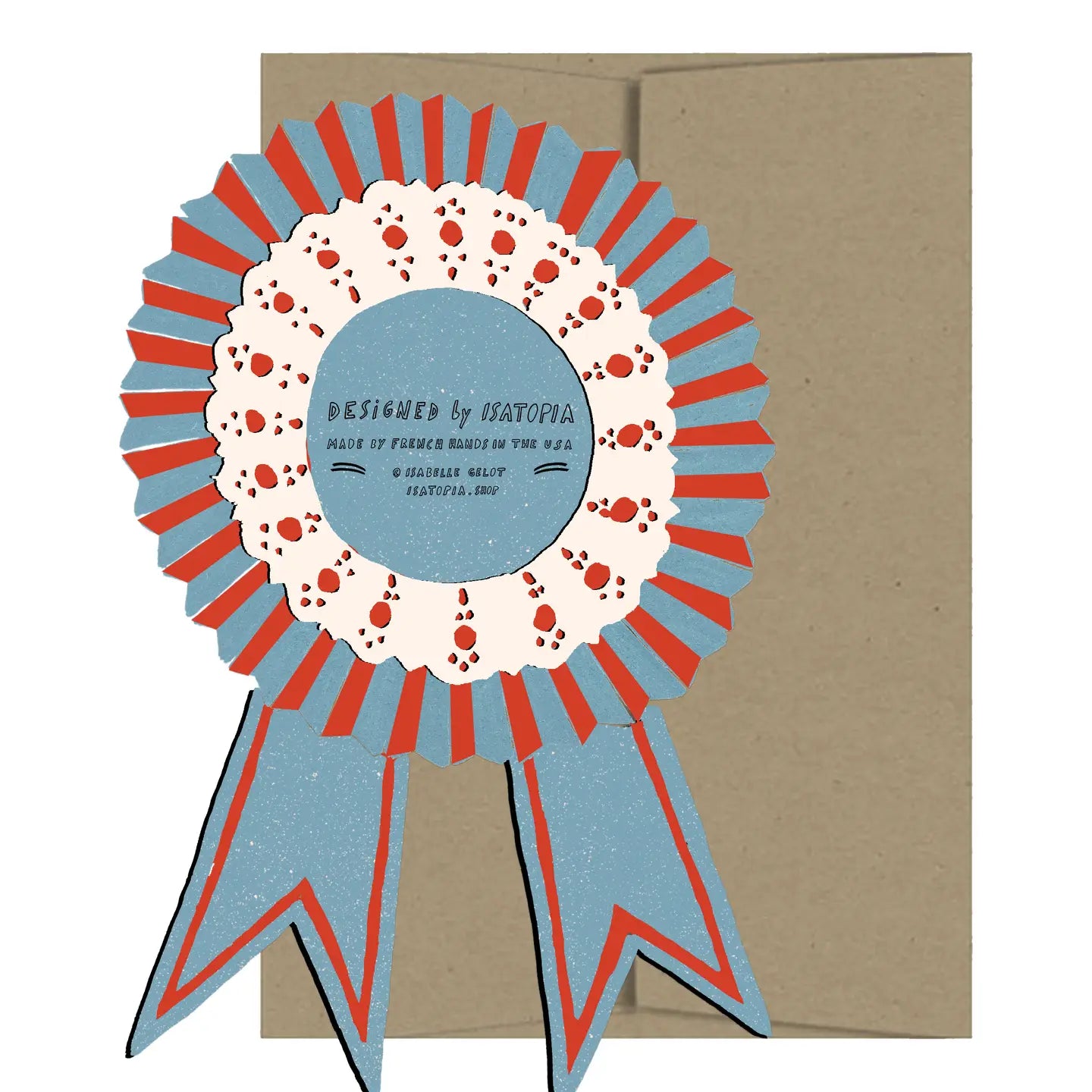 Bravo Medallion - Die Cut Card by Isatopia image 1