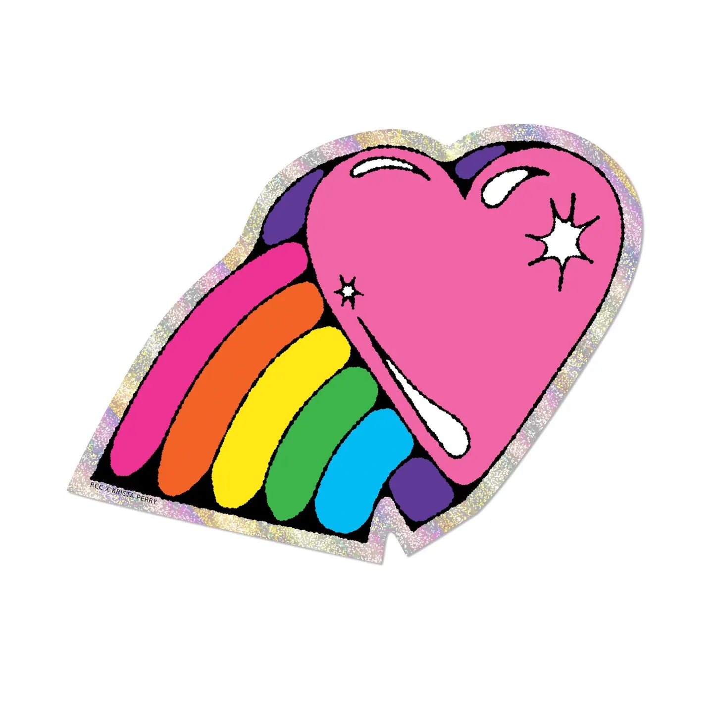 Rainbow Heart Sticker image 0