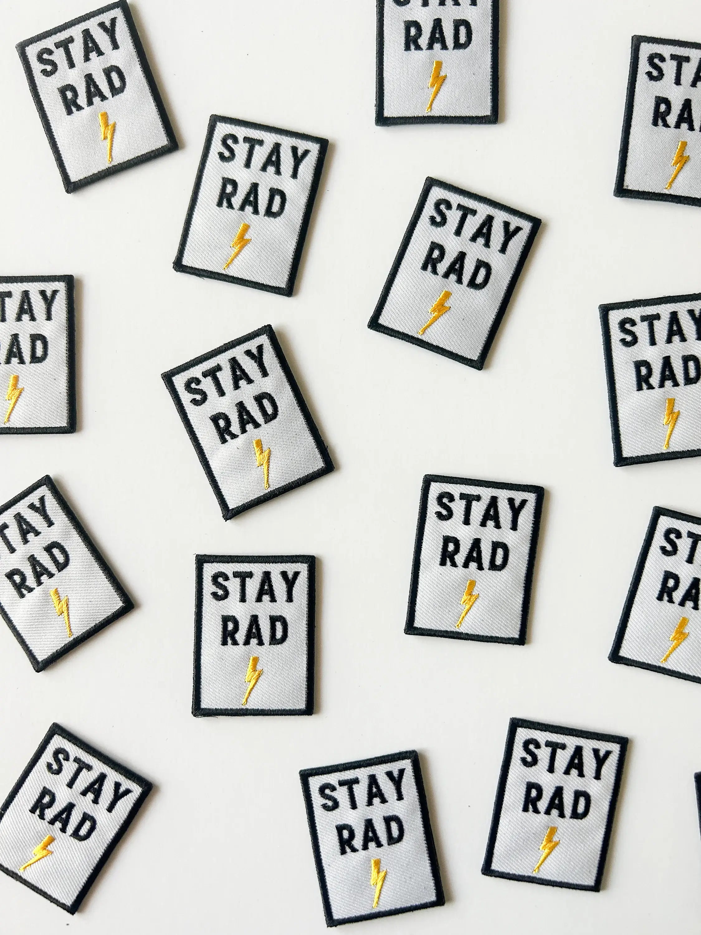 Stay Rad Embroidered Iron-On Patch