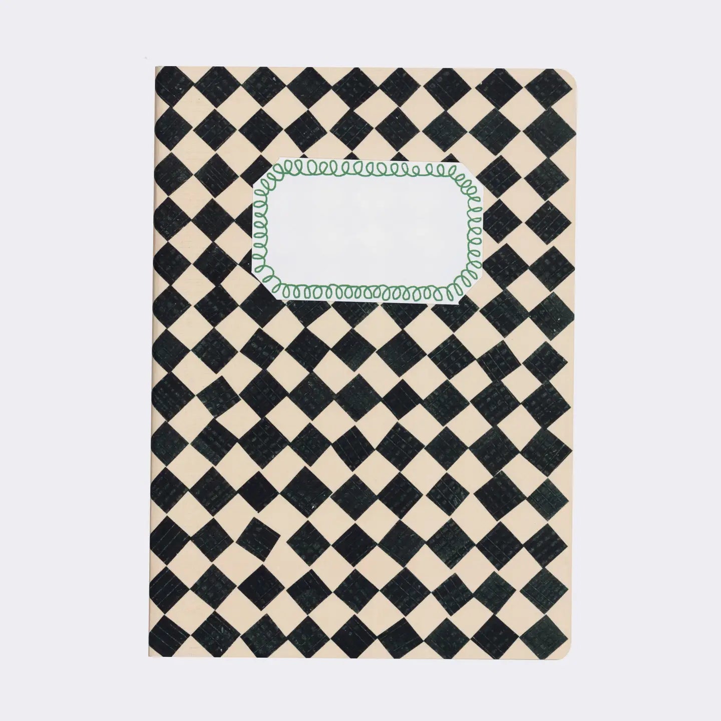 Black and White Chequered A5 Sketchbook image 0