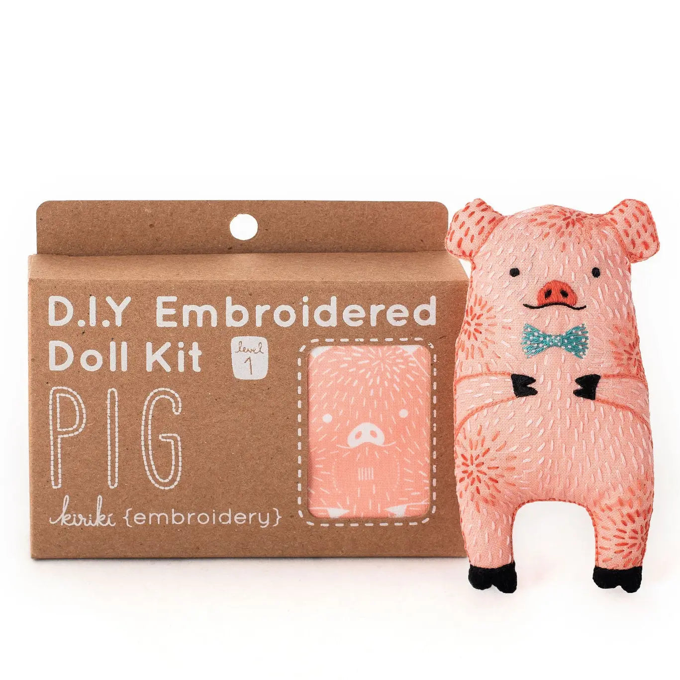 Pig - Embroidery Kit image 0