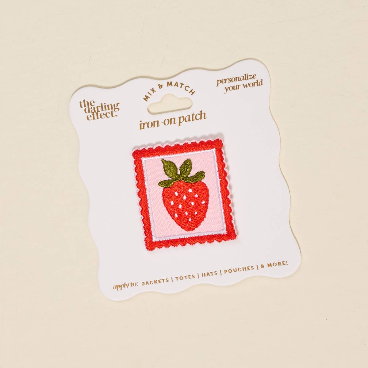 Mix & Match Iron-On Patch-Strawberry