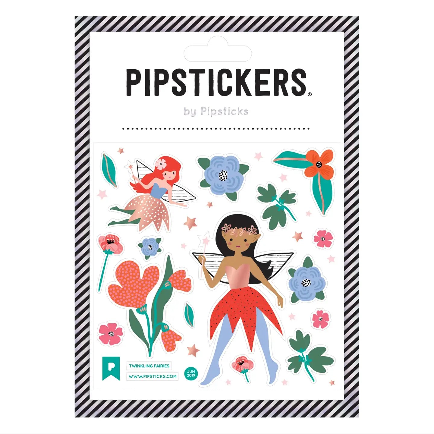 Twinkling Fairies Pipstickers 4x4 image 0