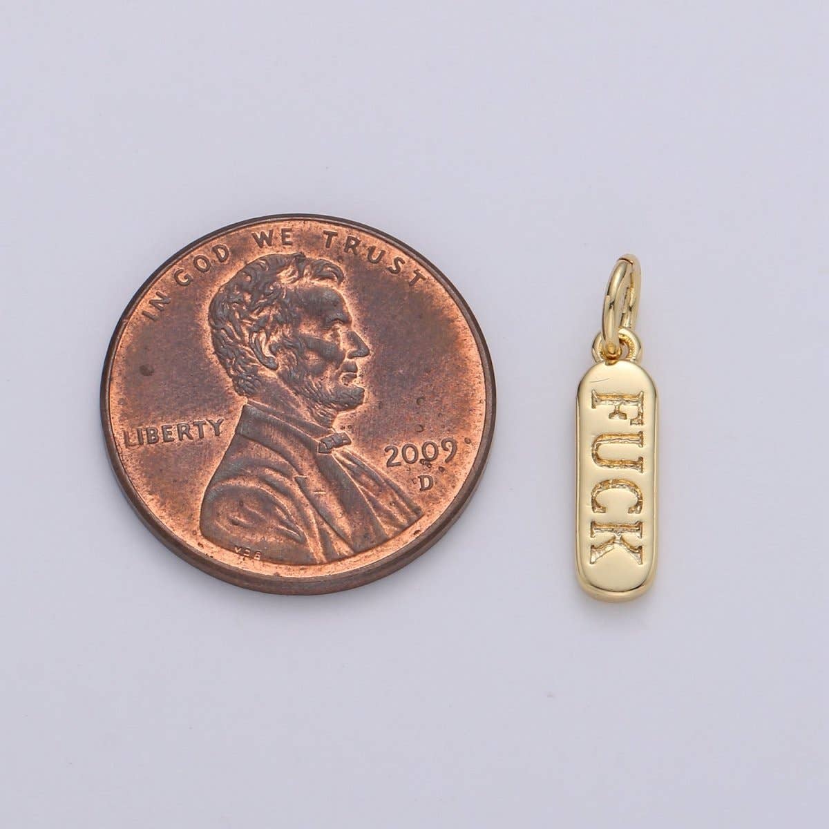 Dainty Gold Pill Bar Pendant, love mom hope happy chill words charm, 14K Gold Filed Pendant for Bracelet Necklace Earring Component Supply | D-506, D-323-D-330, D-747