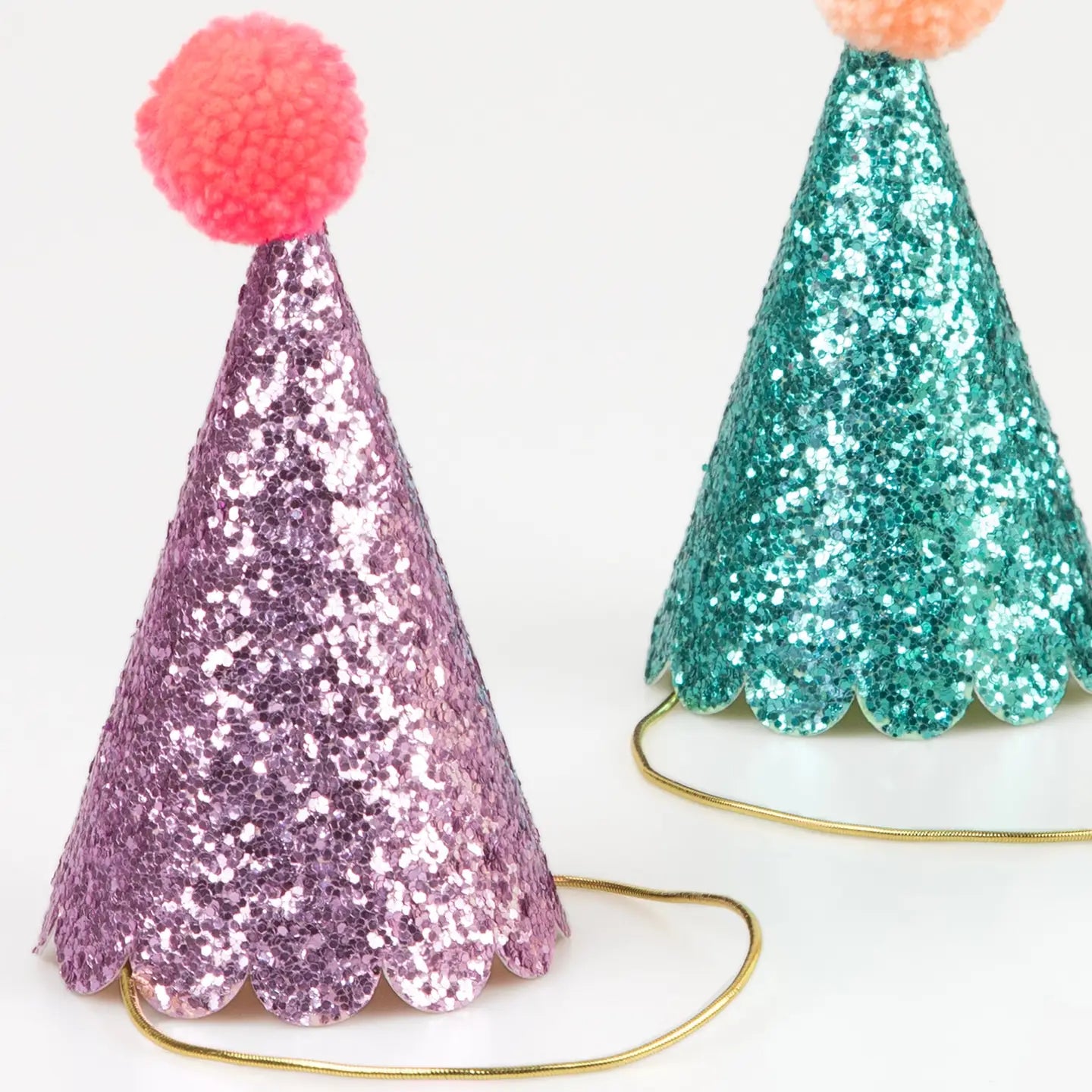 Glitter Mini Party Hats image 2