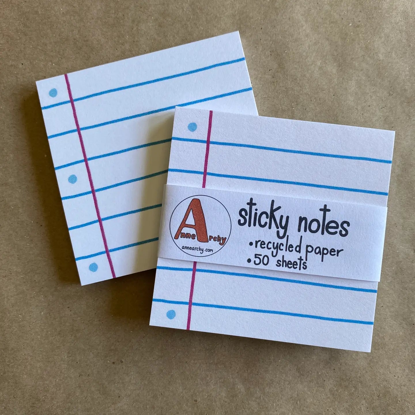 Notebook Paper Sticky Notes image 0