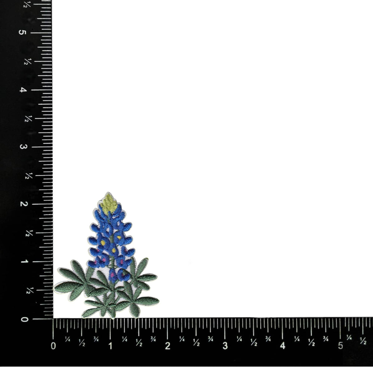 Texas Bluebonnets, flowers, Embroidered Iron on Patch