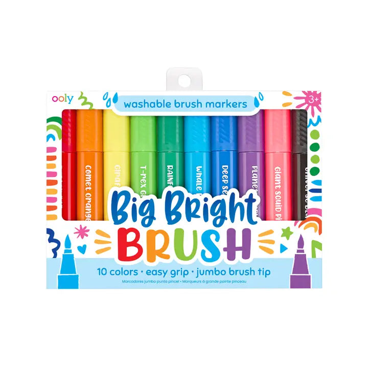 Big Bright Brush Markers - Set of 10 image 0