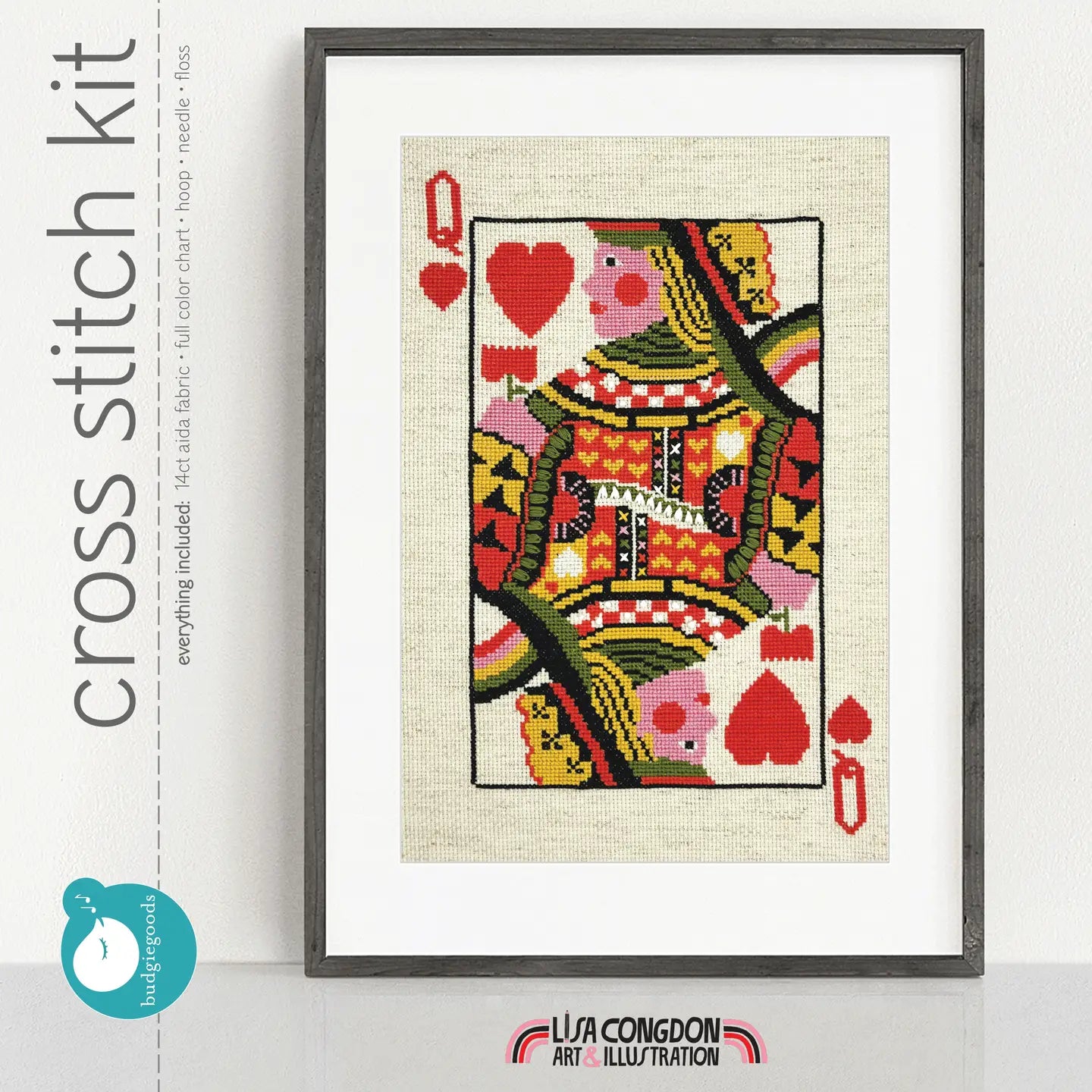 Queen of Hearts Cross Stitch Kit image 0