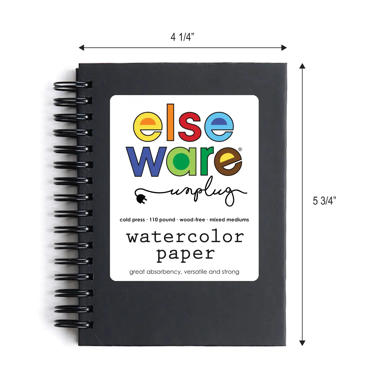 Watercolor Paper Pad - Small - 5.8x4.3in - 110lb Cotton Rag image 0