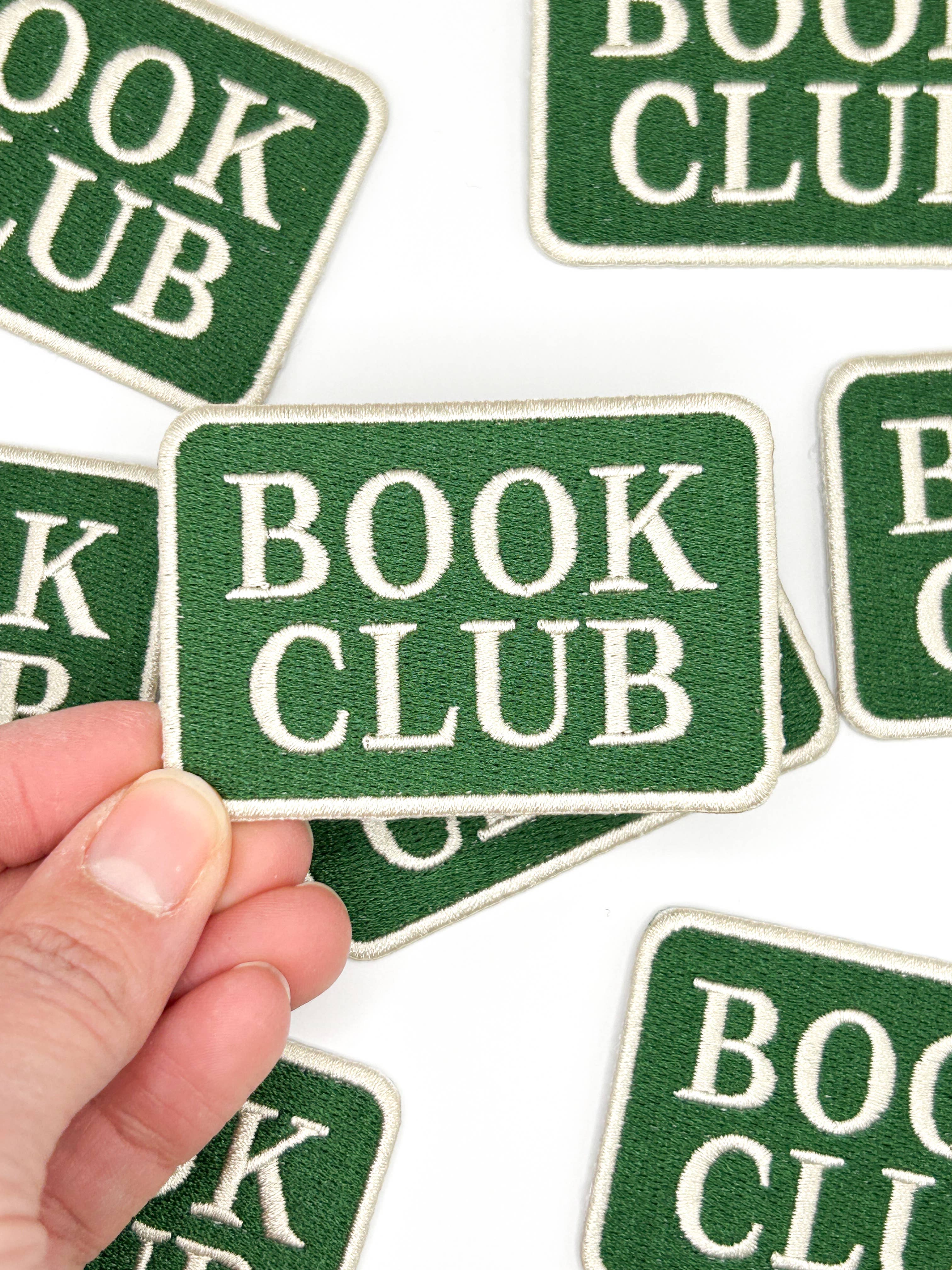 Book Club Patch – Embroidered Iron On Patch for Readers