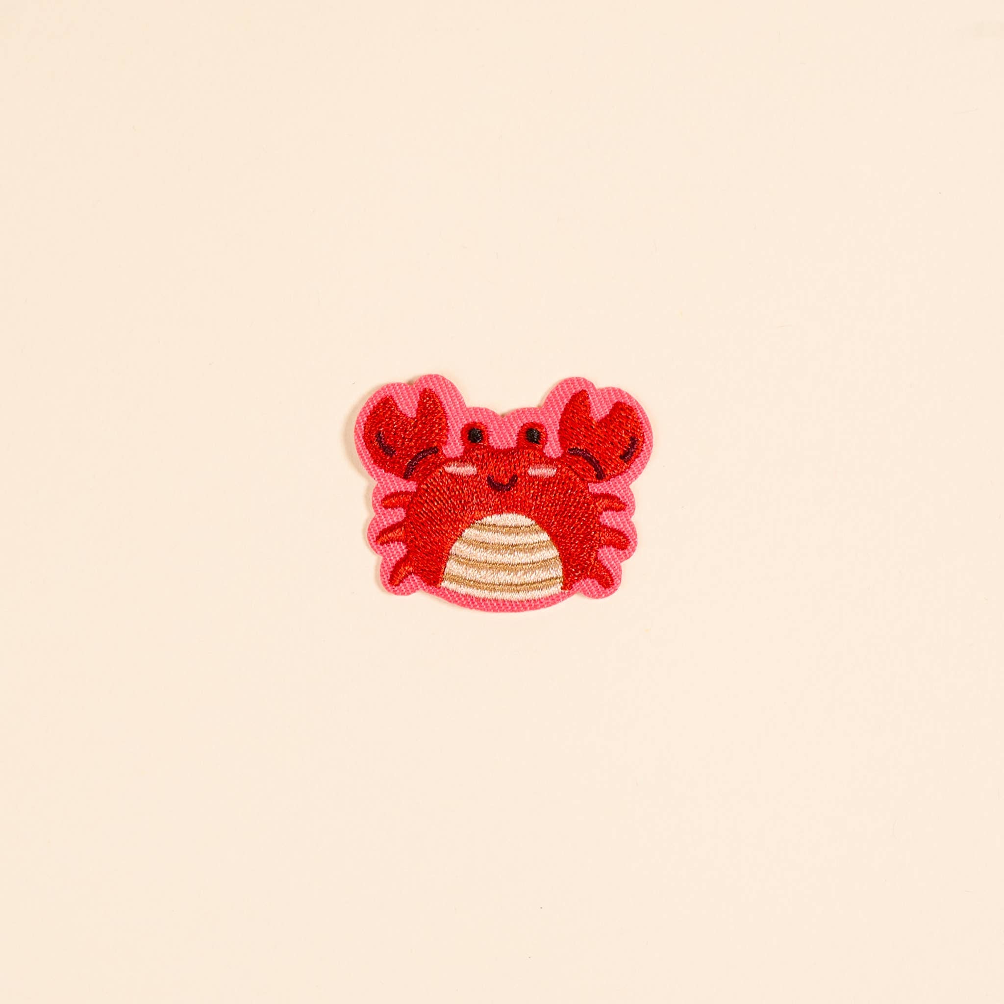 Mix & Match Iron-On Patch–Crab