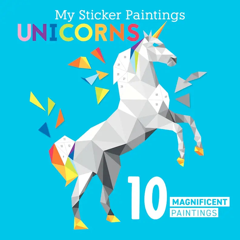 My Sticker Paintings: Unicorns - Children's Activity Book image 0