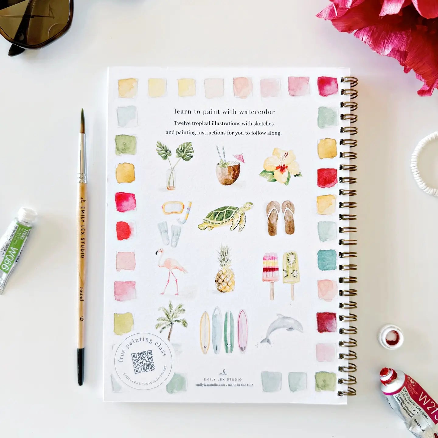 Tropical Watercolor Workbook image 2