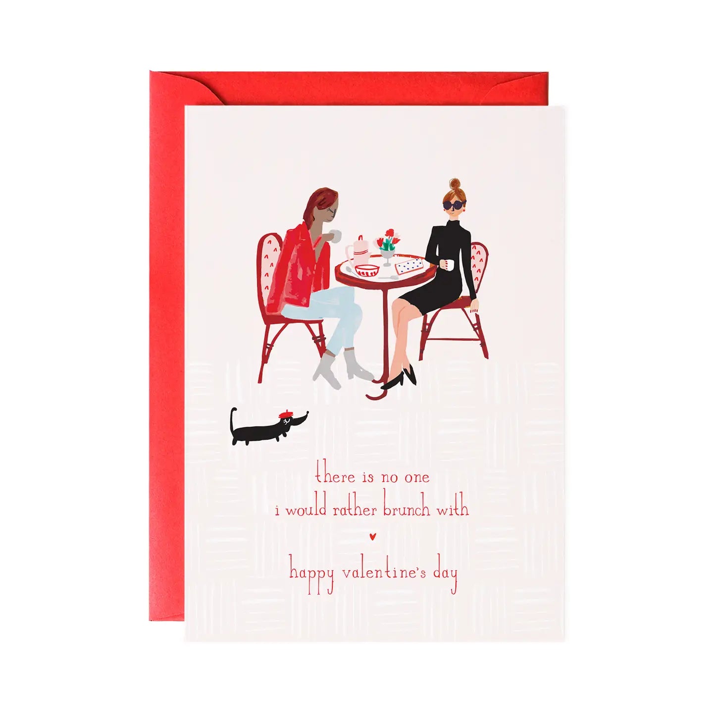A Valentine Brunch -  Valentine's Day Greeting Card image 0