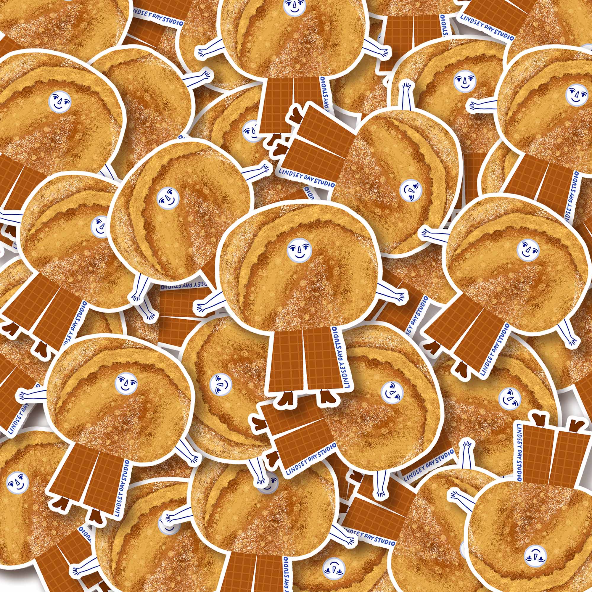 Sally Sourdough Sticker, Funny Sticker, Bread Food Sticker
