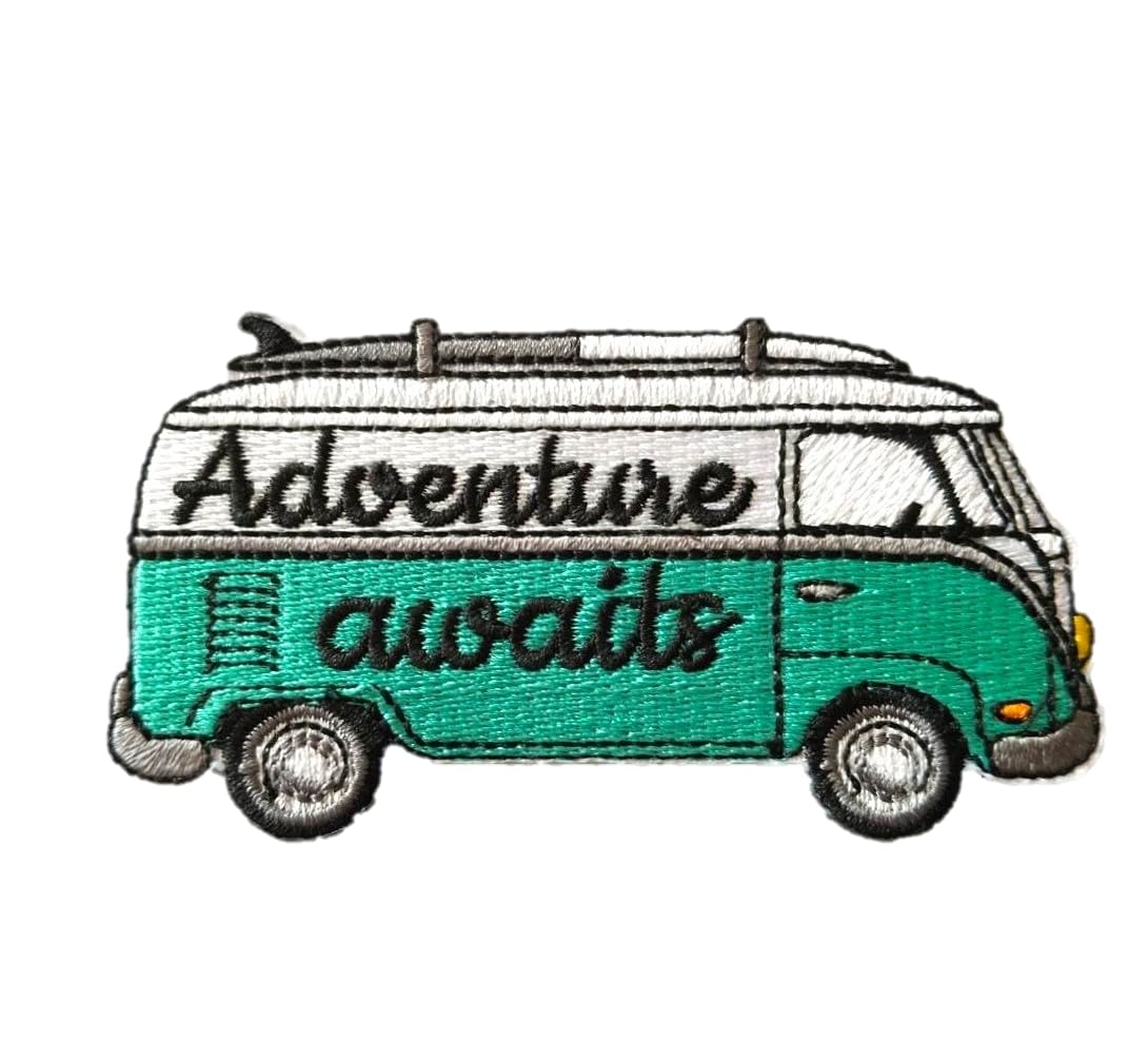 Adventure Awaits Surf Van Patch