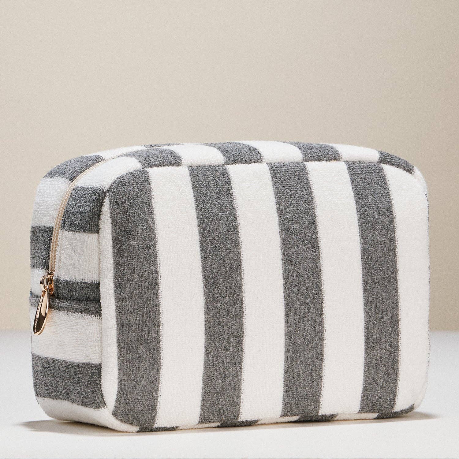 Striped Terry Fabric | Travel Pouch