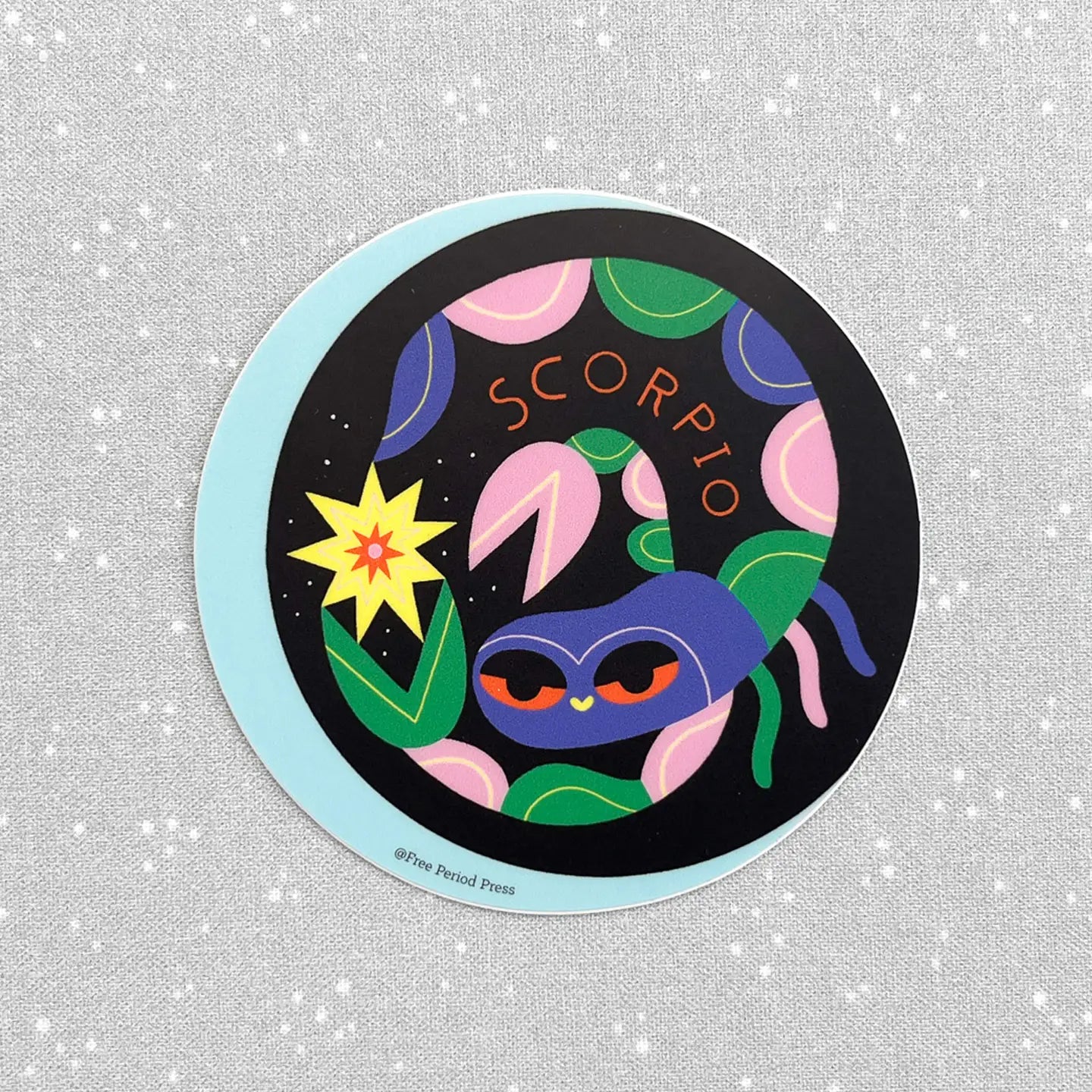 Scorpio Zodiac Vinyl Decal Sticker | Mysterious Scorpion image 0