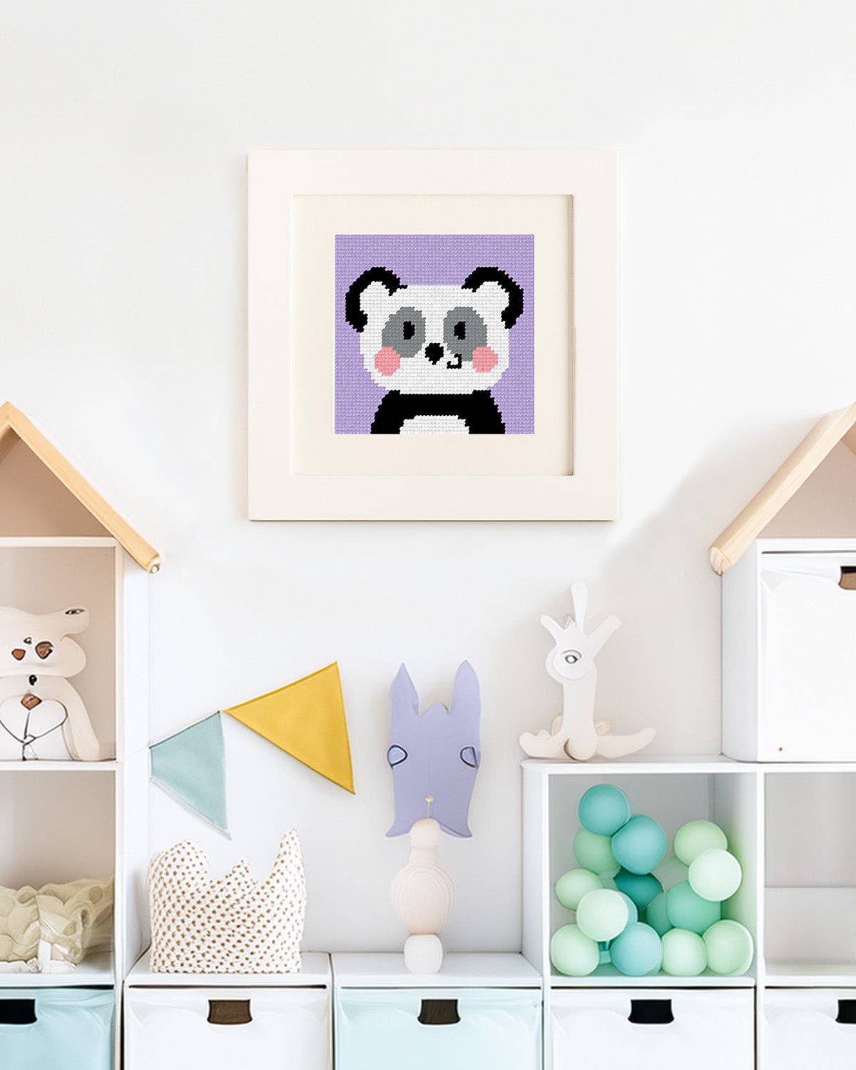 Pepper, the Panda - Needlepoint Kit for Kids