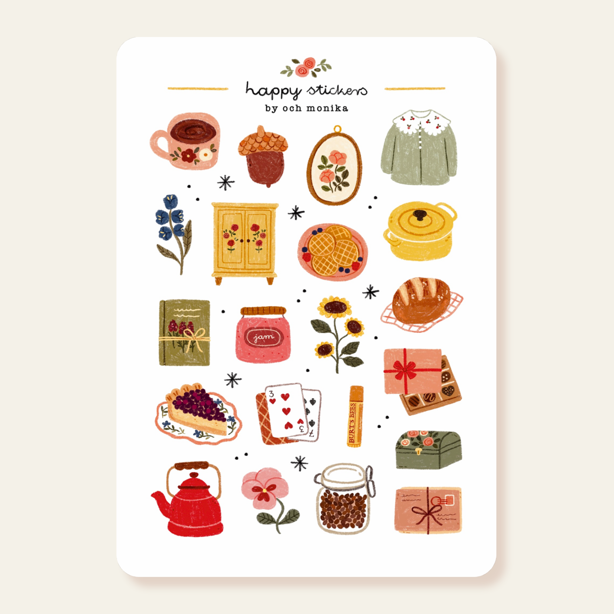 Sweet Life - Planner & Journal Stickers | A6 Matte Paper