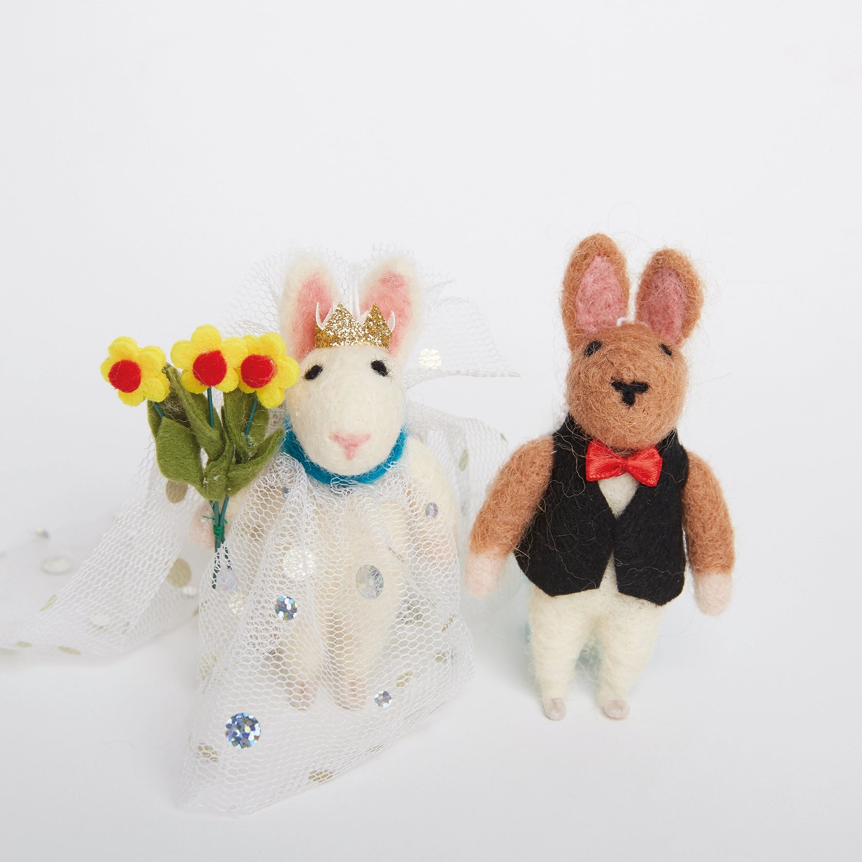 Mouse Wedding Duo Felting Kit image 3