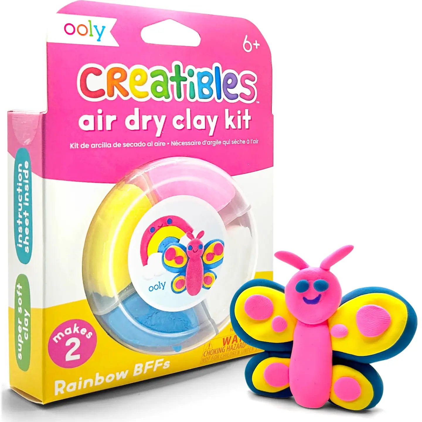 Creatibles: Air Dry Clay BFFs Kit - Rainbow Pals image 4