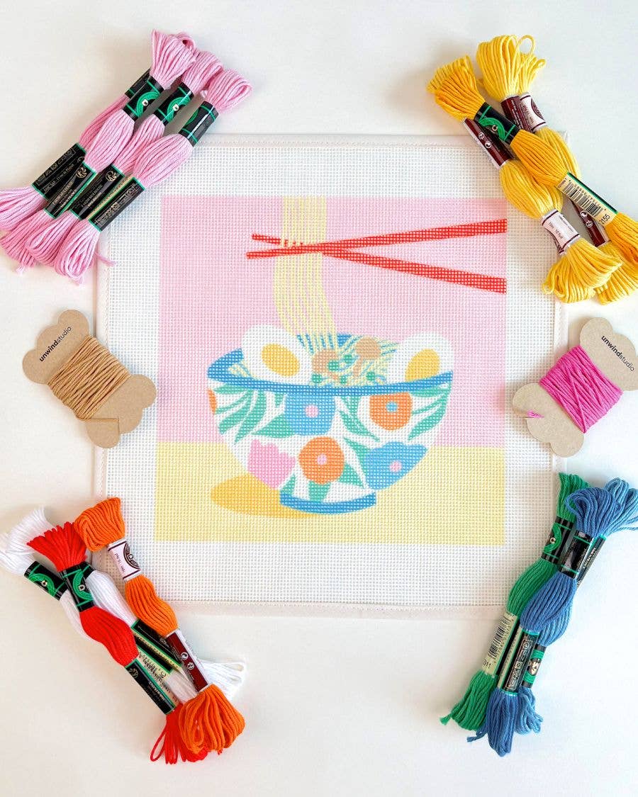 Ramen Night Needlepoint Kit