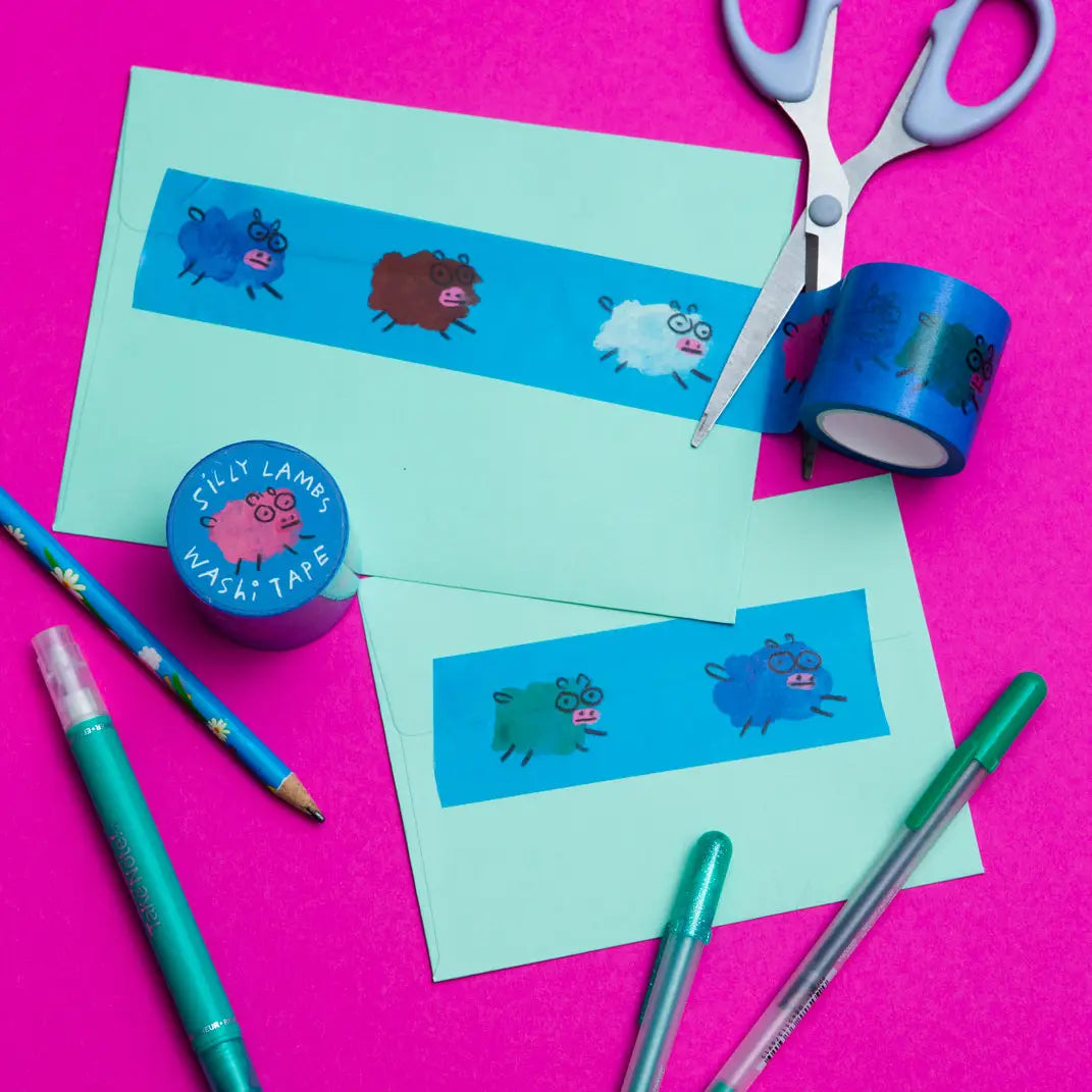 Silly Lambs Washi Tape image 1
