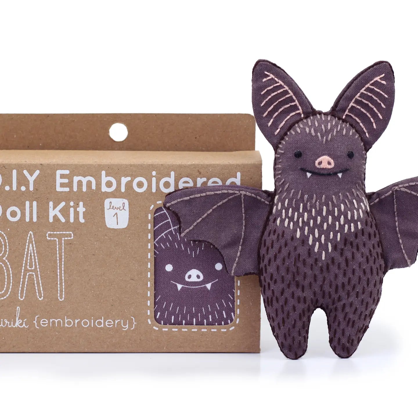 Bat - Embroidery Kit image 0