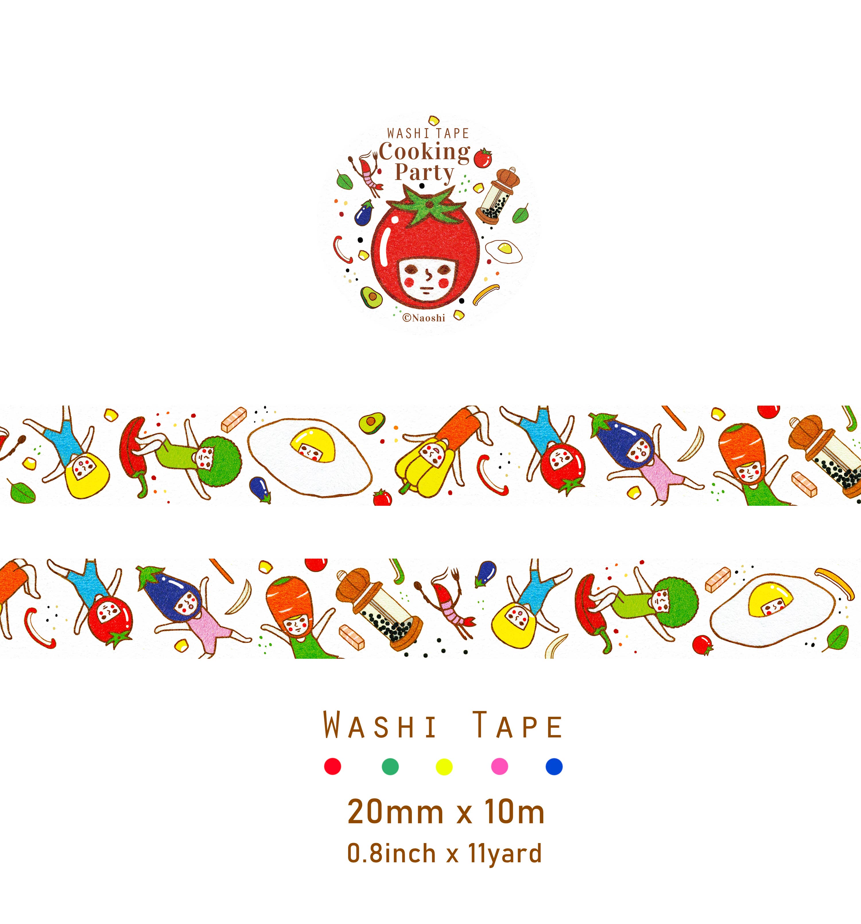 【Washi Tape】Cooking Party