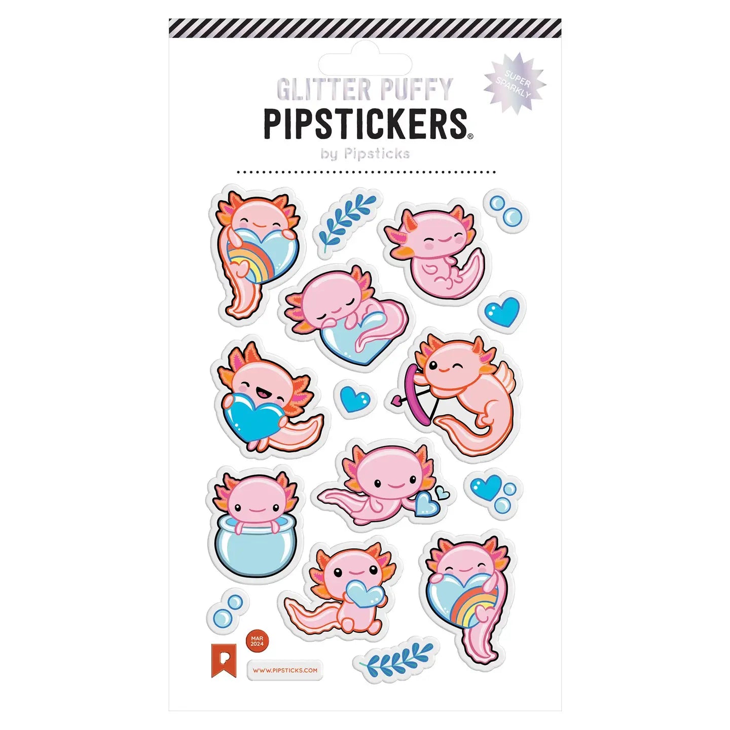 Puffy Axolotl Fun PipStickers