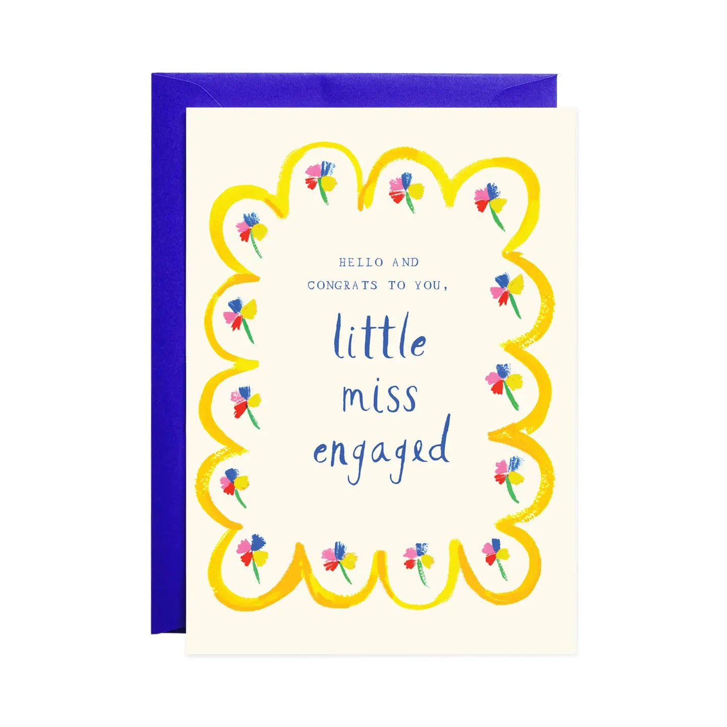 Little Miss Engaged - Greeting Card image 0