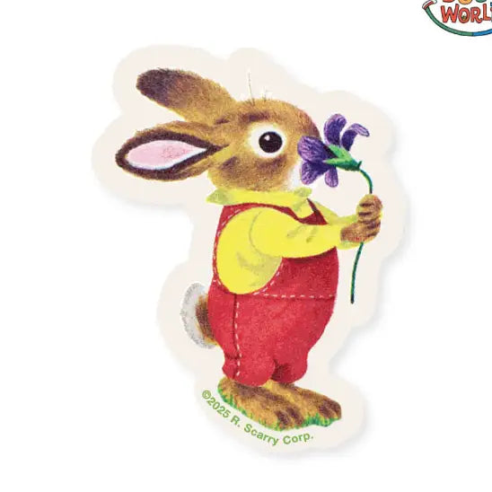 3P4 X Richard Scarry® - Nicholas Bunny Iris Sticker image 0