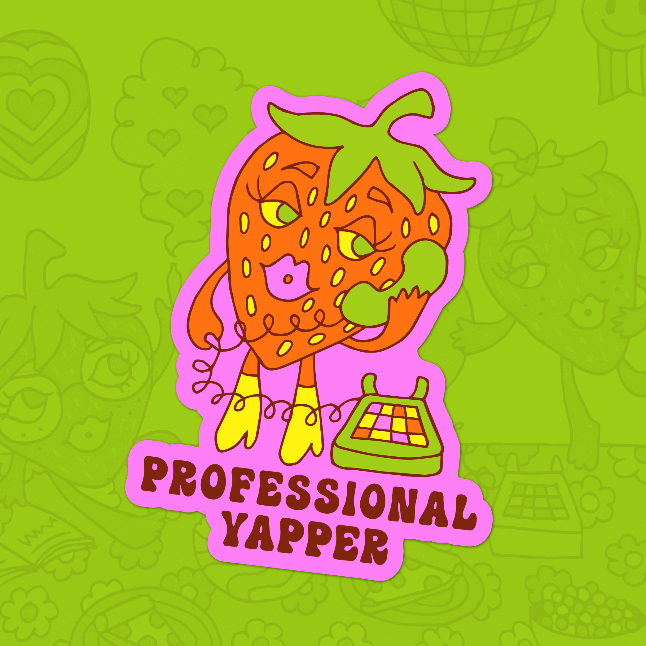 Professional Yapper Sticker