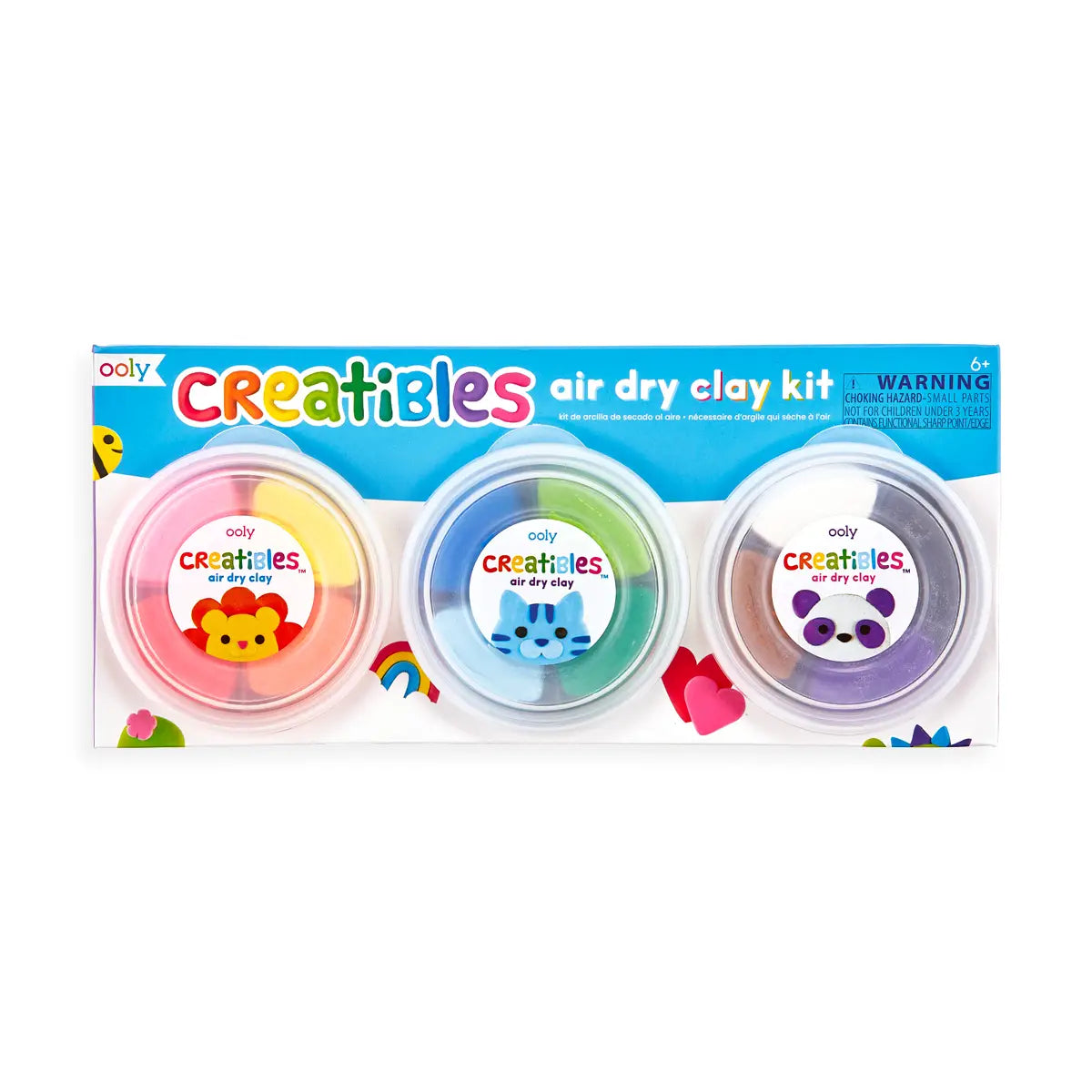 Creatibles Diy Air Dry Clay Kit - Set of 12 image 0