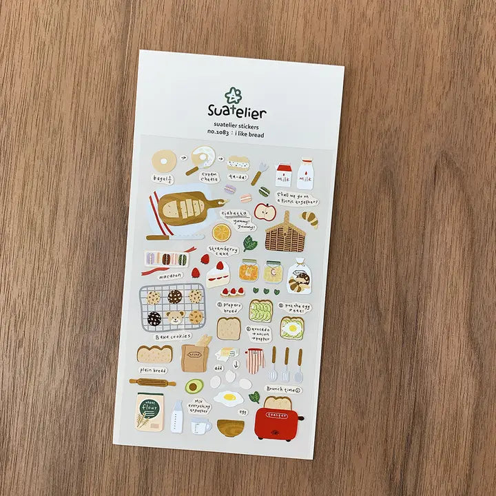 Daily Deco Stickers Sautelier Design I Like Bread image 0