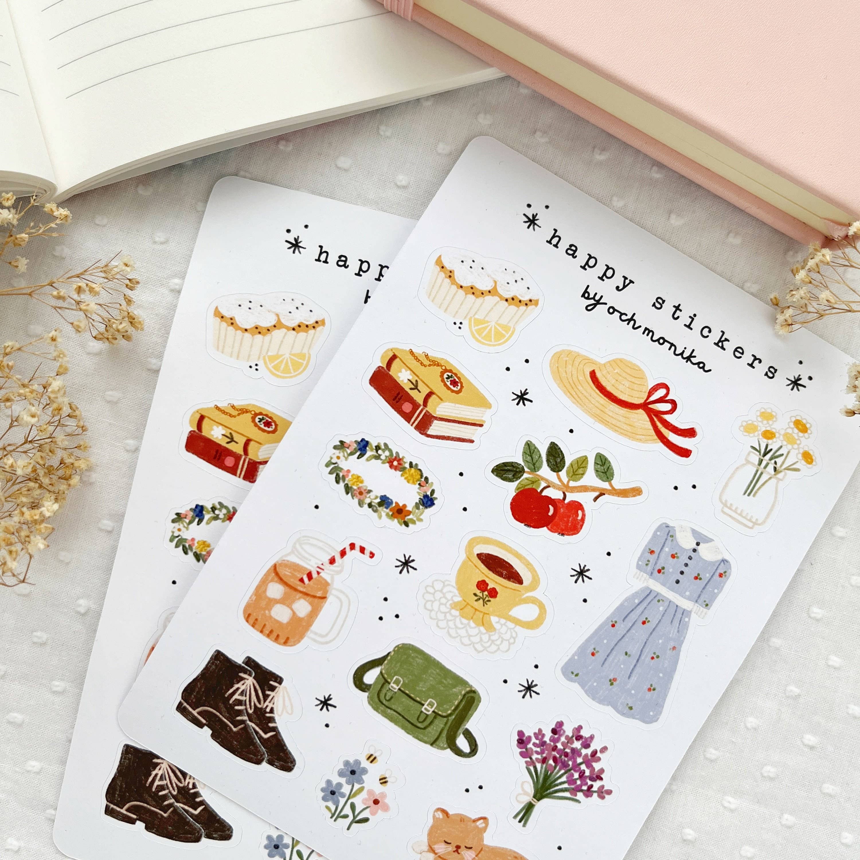 Late Summer - Planner & Journal Stickers | A6 Matte Paper
