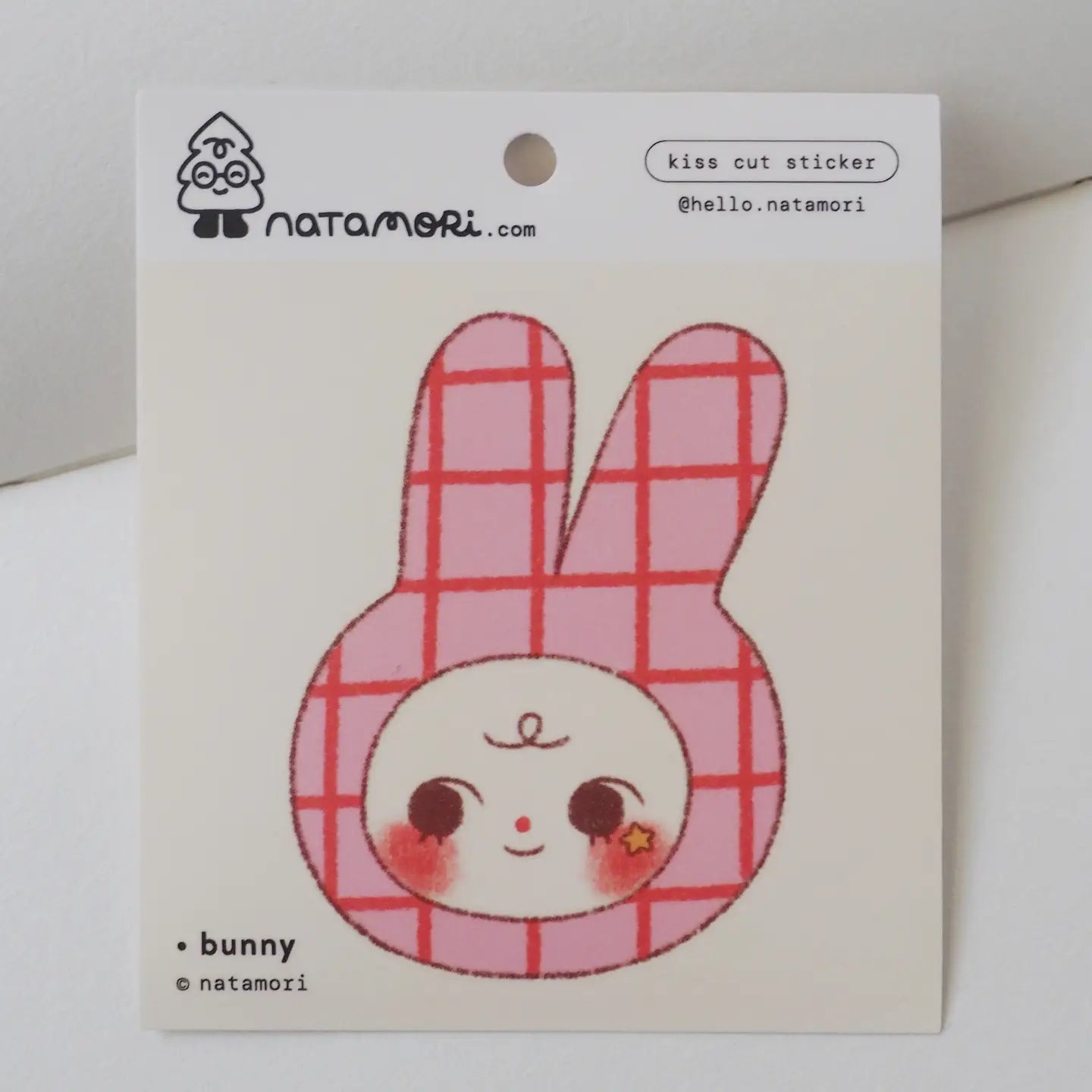 Bunny • Single Kiss Cut Vinyl Sticker - Natamori image 0