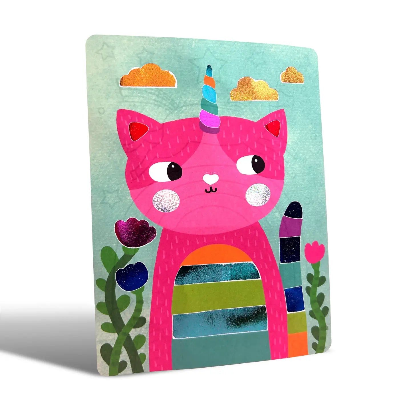 Foil art kit with whimsical characters image 2