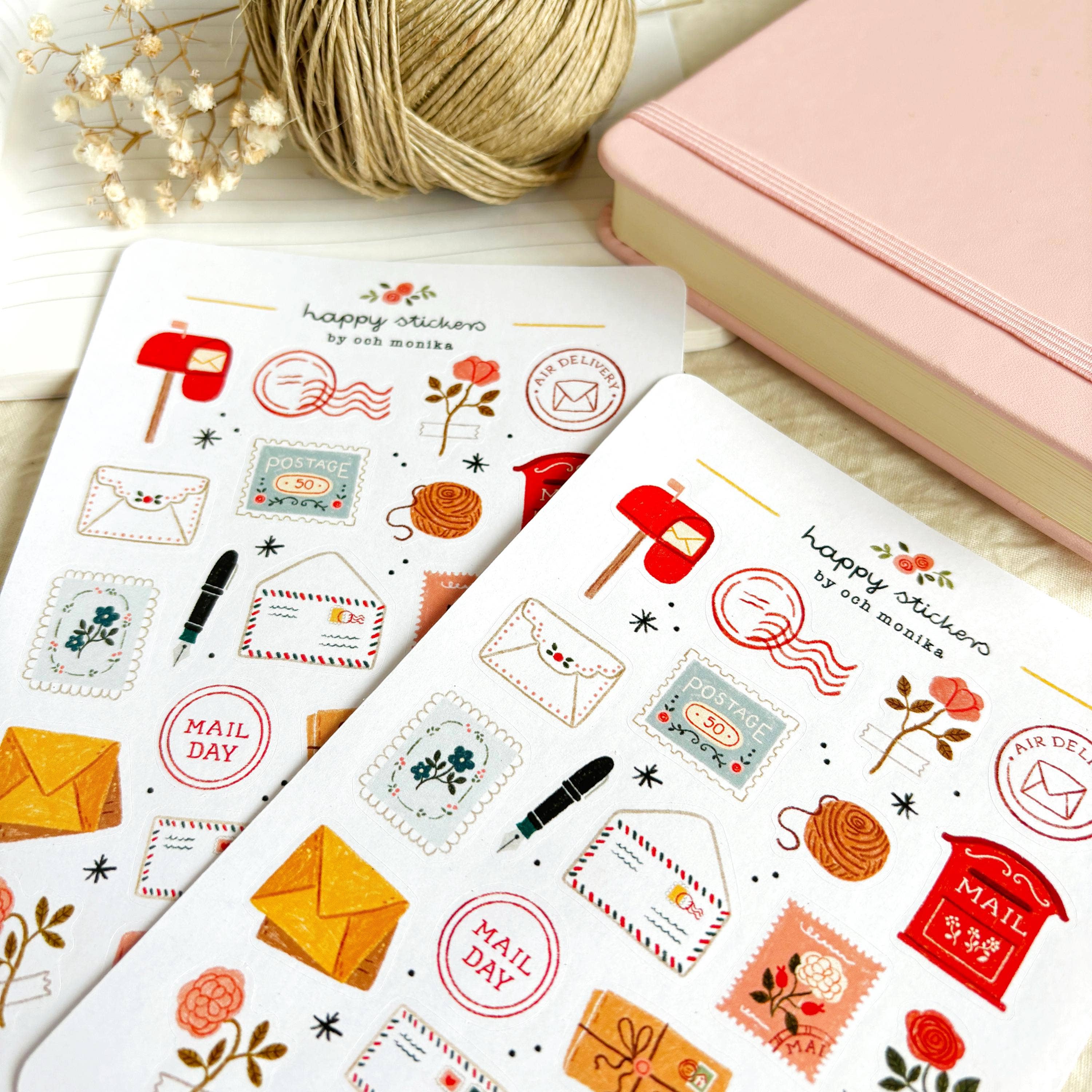 Happy Mail - Planner & Journal Stickers | A6 Matte Paper