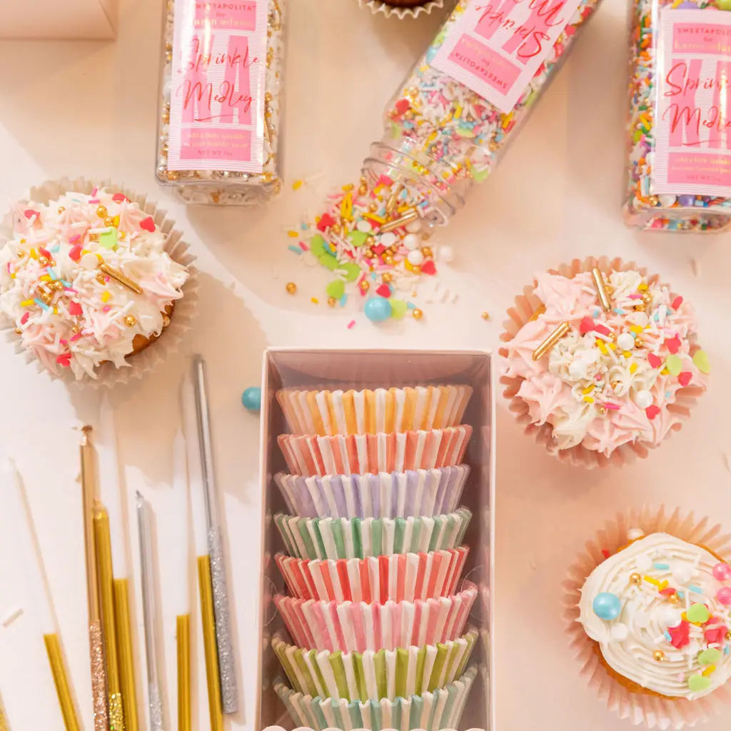 Round Pastel Stripe image 2