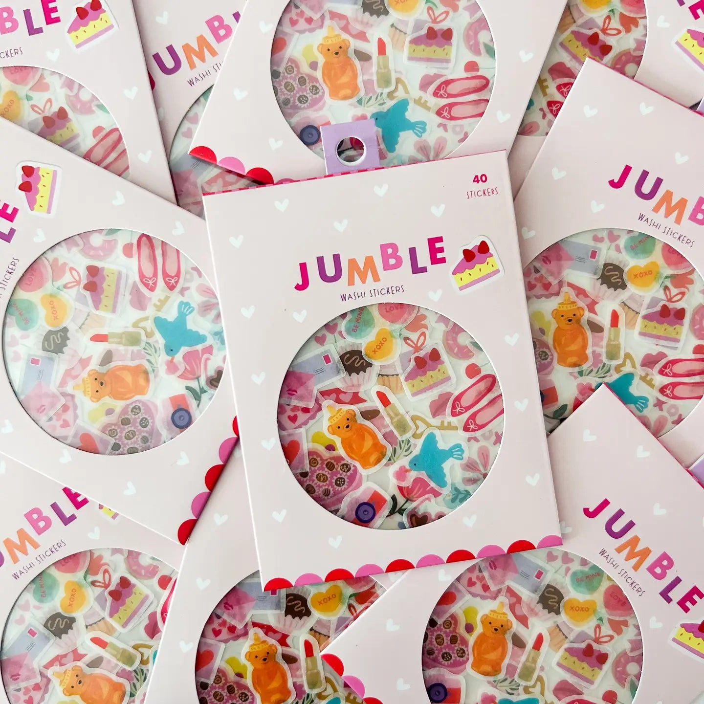 Love Jumble Washi Stickers image 2