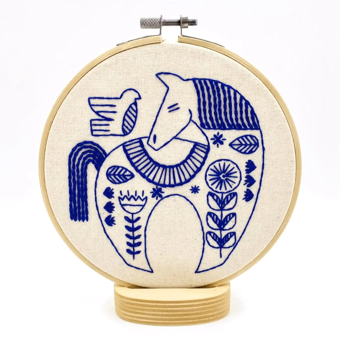 Hygge Horse Complete Embroidery Kit image 0